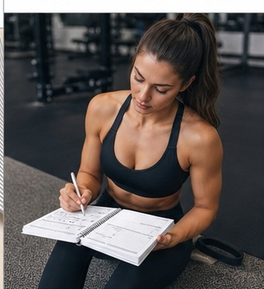 Nutrition Of Fitness - フィットネスプランナー日記 11.7x8.5。ワークアウト記録帳。ジムや自宅でのトレーニング、日々の運動、栄養管理、進捗状況を記録するためのプランナー。