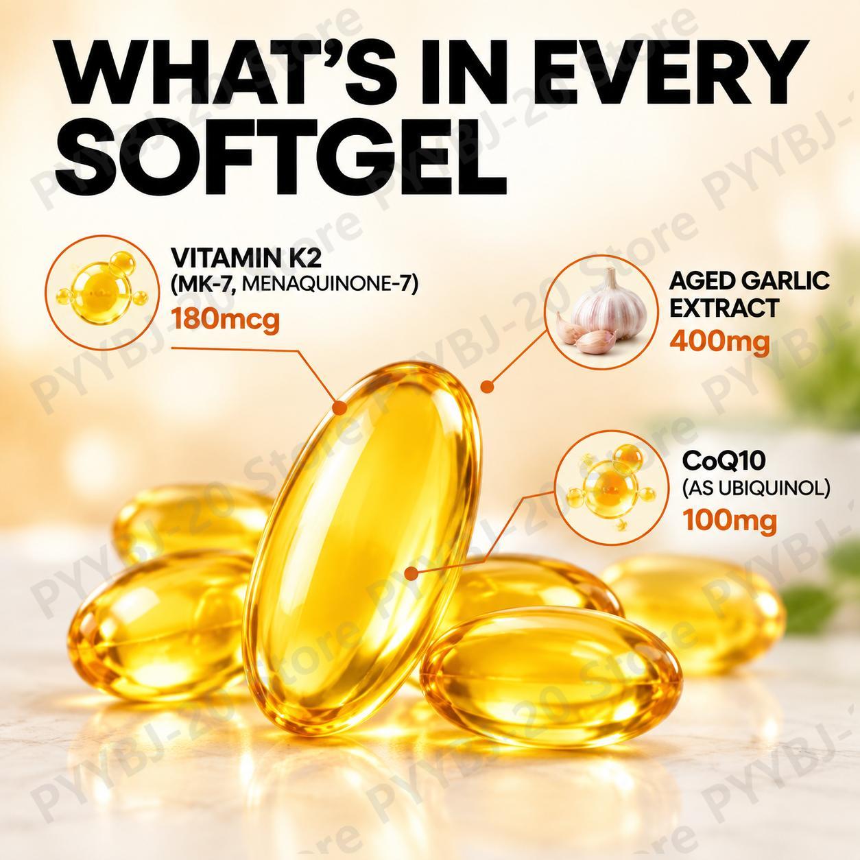 グーギー 老化防止効果のある無臭ニンニクソフトジェル（コエン - Coq10 Ubiquinol Softgel のレビューと価格