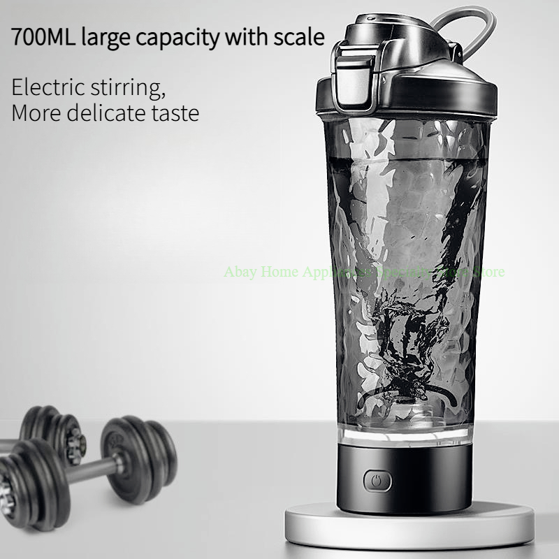 700ML充電式電動ミキシングシェーカーボトル プラスチック - Nutrition And Fitness のレビューと価格