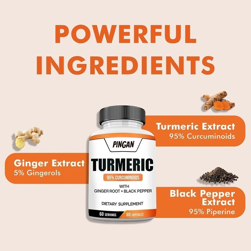 ターメリックエキス - クルクミン95%含有 生姜根エキスと - Turmeric Curcumin Capsule のレビューと価格