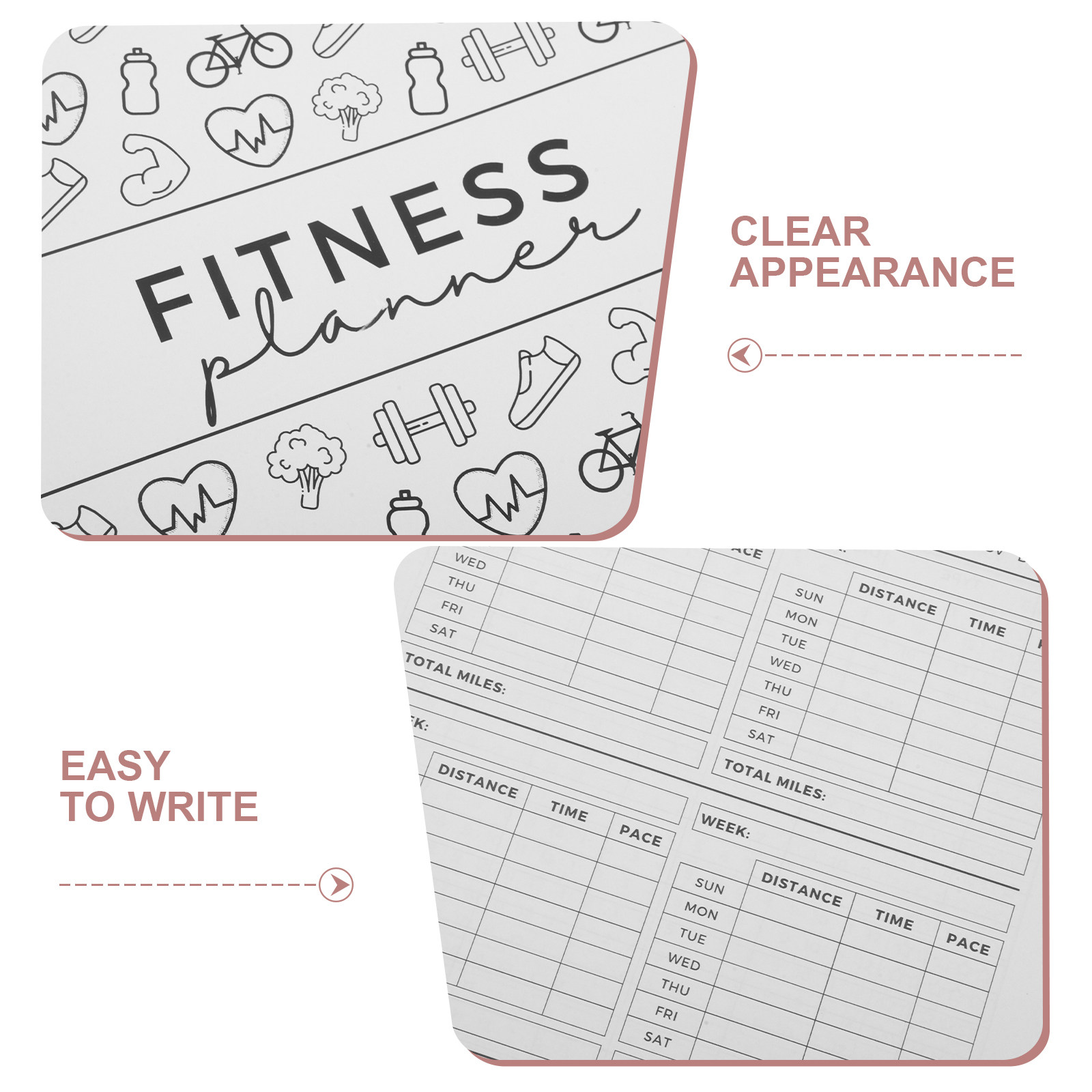 フィットネスプランナー日記 11.7x8.5。ワークアウト記 - Nutrition Of Fitness のレビューと価格