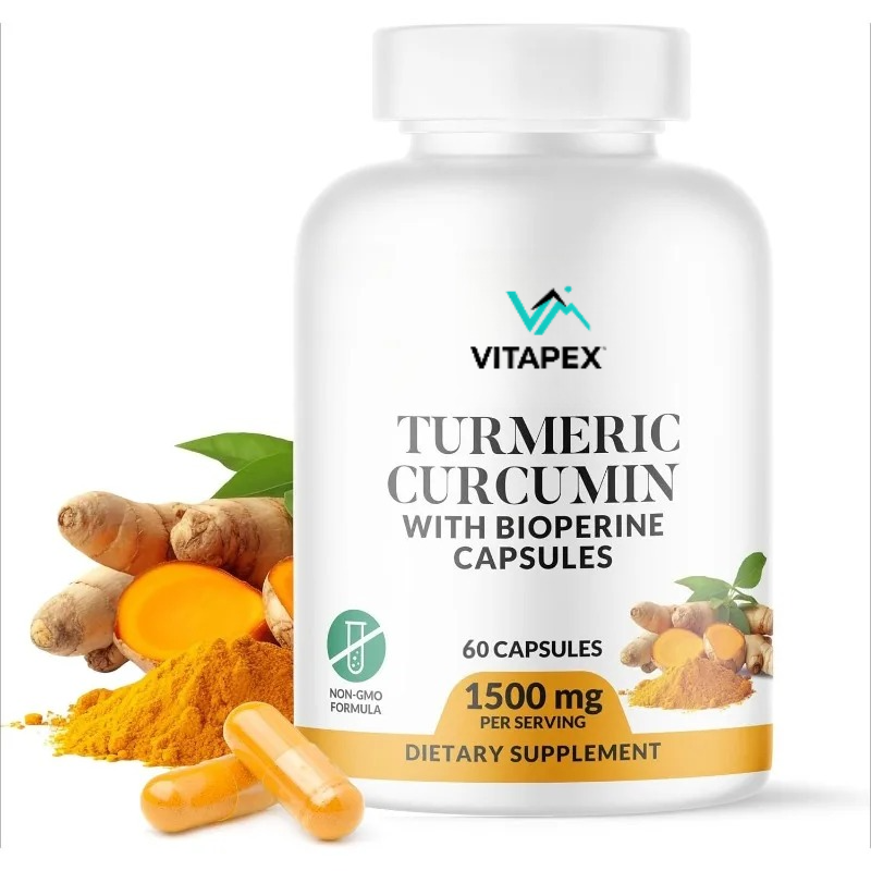 ターメリック・クルクミン＆バイオペリン 1500mg - 非 - Turmeric Curcumin Capsule のレビューと価格