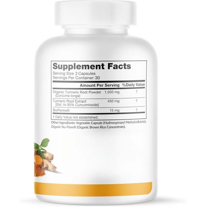 ターメリック・クルクミン＆バイオペリン 1500mg - 非 - Turmeric Curcumin Capsule のレビューと価格